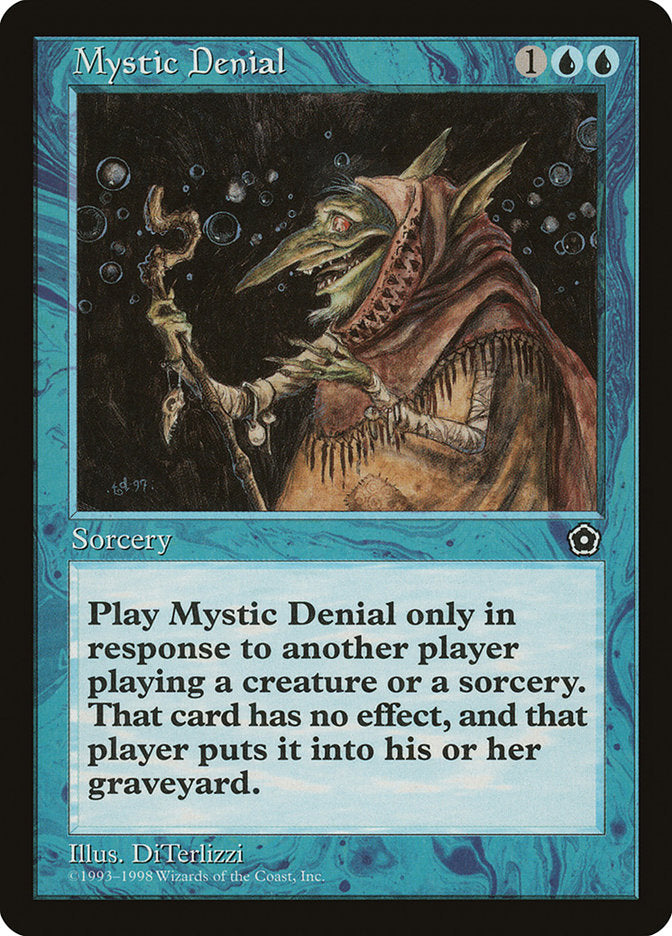 Mystic Denial [Portal Second Age] MTG Single Magic: The Gathering    | Red Claw Gaming
