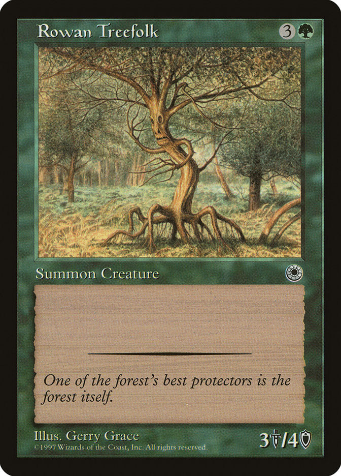 Rowan Treefolk [Portal] MTG Single Magic: The Gathering    | Red Claw Gaming