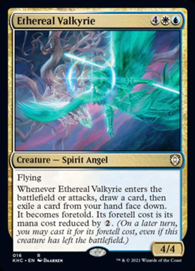 Ethereal Valkyrie [Kaldheim Commander] MTG Single Magic: The Gathering    | Red Claw Gaming
