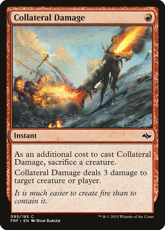 Collateral Damage [Fate Reforged] MTG Single Magic: The Gathering    | Red Claw Gaming