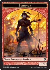 Survivor // Myr (023) Double-Sided Token [Commander 2018 Tokens] MTG Single Magic: The Gathering    | Red Claw Gaming