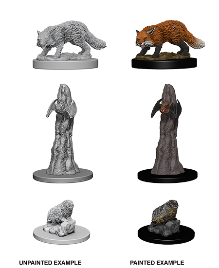 Pathfinder Deep Cuts Unpainted Miniatures: Familiars Minatures Wizkids Games    | Red Claw Gaming