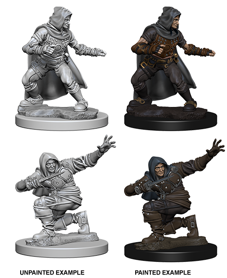 Pathfinder Deep Cuts Unpainted Miniatures: Human Male Rogue Minatures Wizkids Games    | Red Claw Gaming