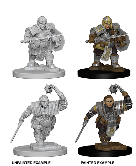 D&D Nolzur's Marvelous Miniatures: Dwarf Fighter Minatures Wizkids Games    | Red Claw Gaming