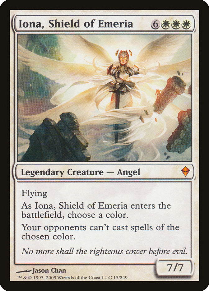 Iona, Shield of Emeria [Zendikar] MTG Single Magic: The Gathering    | Red Claw Gaming