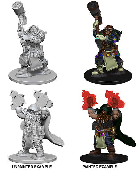 D&D Nolzur's Marvelous Miniatures: Dwarf Cleric Minatures Wizkids Games    | Red Claw Gaming