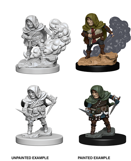 D&D Nolzur's Marvelous Miniatures: Halfling Rogue Minatures Wizkids Games    | Red Claw Gaming