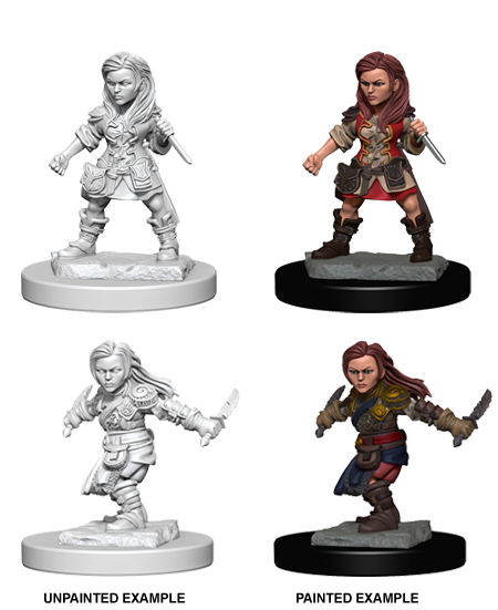 D&D Nolzur's Marvelous Miniatures: Halfling Rogue Minatures Wizkids Games    | Red Claw Gaming