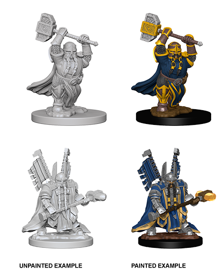 D&D Nolzur's Marvelous Miniatures: Dwarf Paladin Minatures Wizkids Games    | Red Claw Gaming