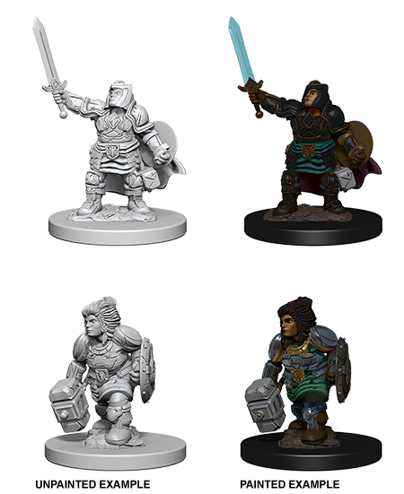 D&D Nolzur's Marvelous Miniatures: Dwarf Paladin Minatures Wizkids Games    | Red Claw Gaming