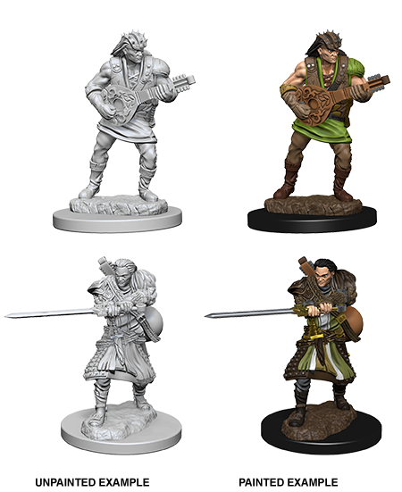 D&D Nolzur's Marvelous Miniatures: Human Bard Minatures Wizkids Games    | Red Claw Gaming