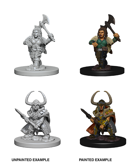 D&D Nolzur's Marvelous Miniatures: Dwarf Barbarian Minatures Wizkids Games    | Red Claw Gaming
