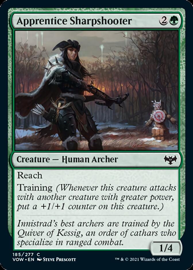 Apprentice Sharpshooter [Innistrad: Crimson Vow] MTG Single Magic: The Gathering    | Red Claw Gaming