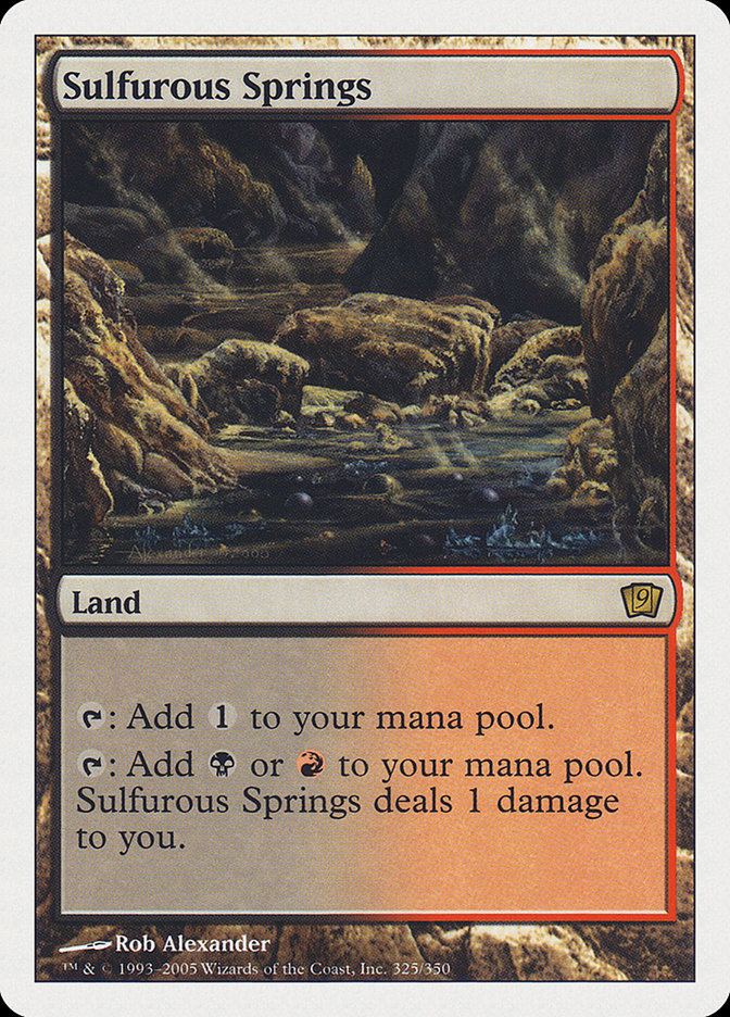Sulfurous Springs [Ninth Edition] MTG Single Magic: The Gathering    | Red Claw Gaming