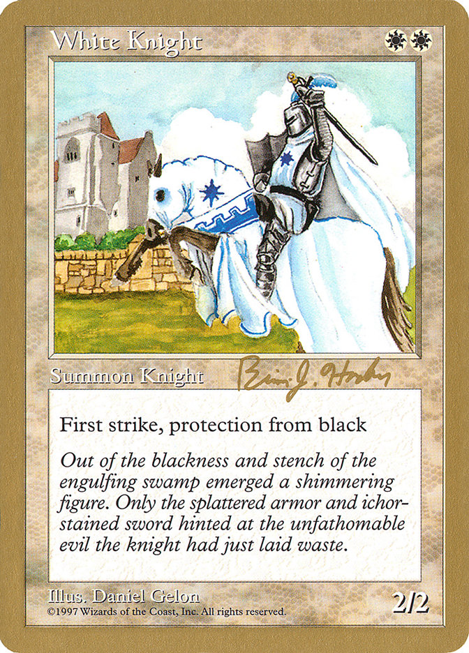 White Knight (Brian Hacker) [World Championship Decks 1998] MTG Single Magic: The Gathering    | Red Claw Gaming