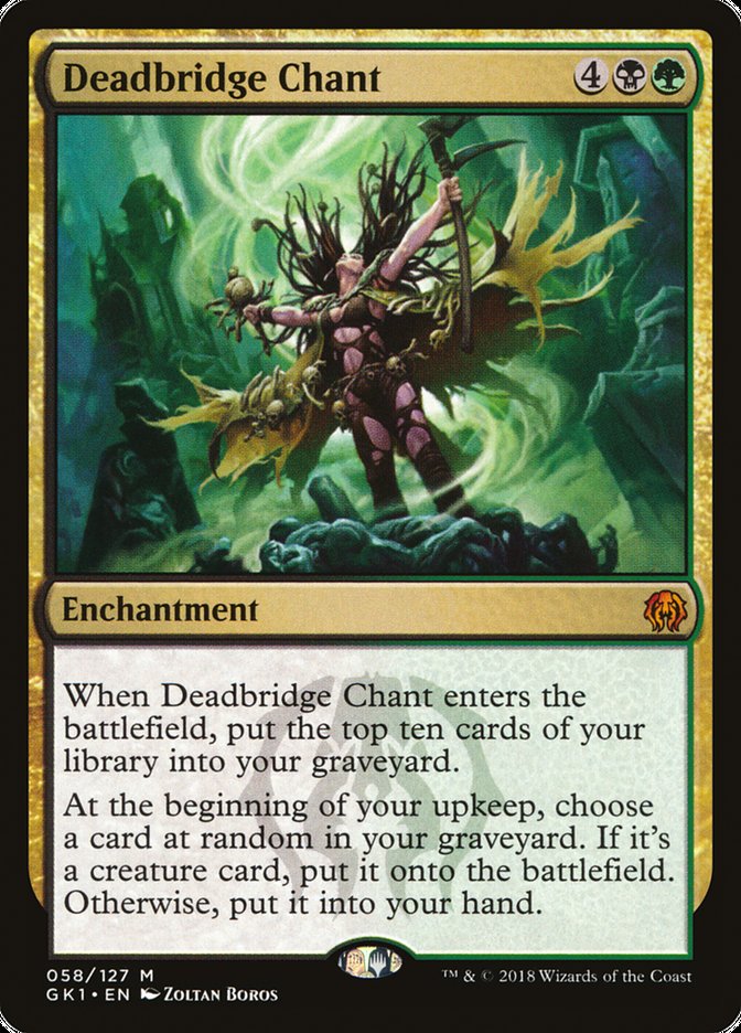 Deadbridge Chant [Guilds of Ravnica Guild Kit] MTG Single Magic: The Gathering    | Red Claw Gaming