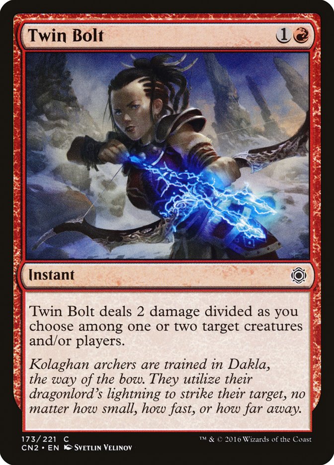 Twin Bolt [Conspiracy: Take the Crown] MTG Single Magic: The Gathering    | Red Claw Gaming