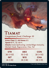 Tiamat Art Card [Dungeons & Dragons: Adventures in the Forgotten Realms Art Series] MTG Single Magic: The Gathering    | Red Claw Gaming