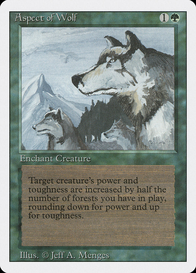 Aspect of Wolf [Revised Edition] MTG Single Magic: The Gathering    | Red Claw Gaming