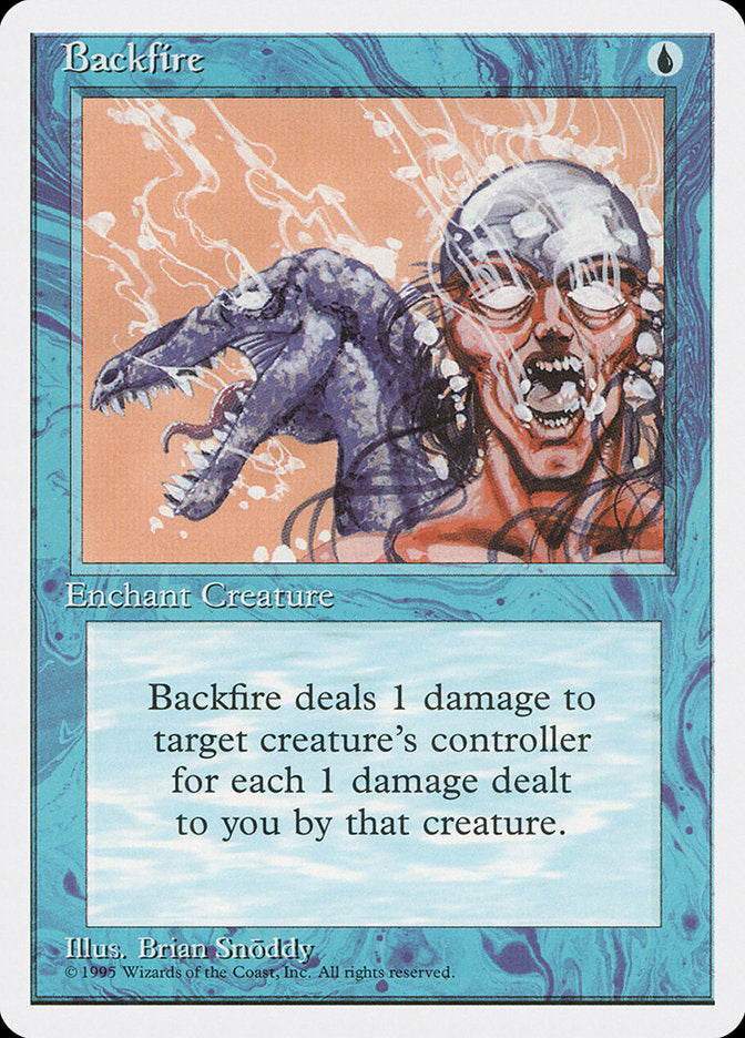 Backfire [Fourth Edition] MTG Single Magic: The Gathering    | Red Claw Gaming