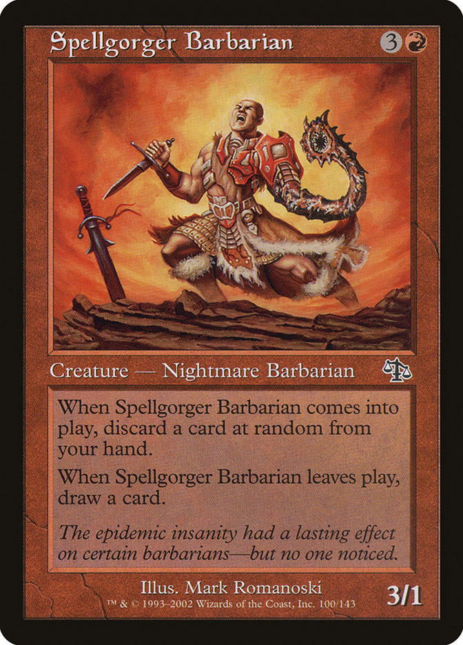 Spellgorger Barbarian [Judgment] MTG Single Magic: The Gathering    | Red Claw Gaming