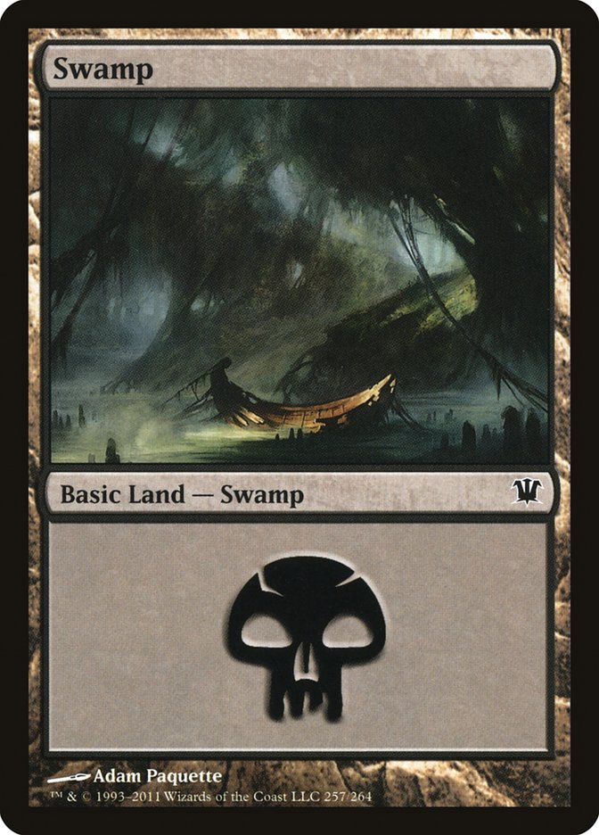 Swamp (257) [Innistrad] MTG Single Magic: The Gathering    | Red Claw Gaming