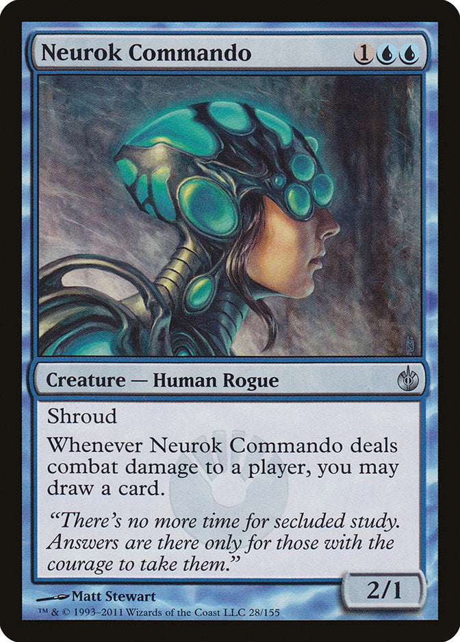 Neurok Commando [Mirrodin Besieged] MTG Single Magic: The Gathering    | Red Claw Gaming