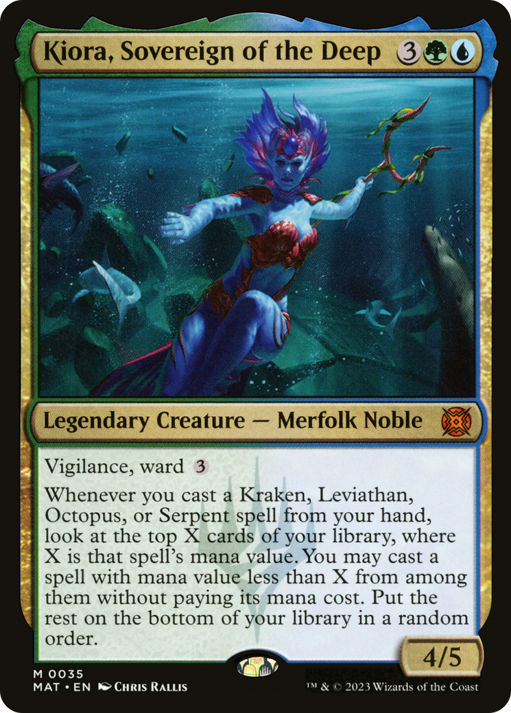 Kiora, Sovereign of the Deep [March of the Machine: The Aftermath] MTG Single Magic: The Gathering    | Red Claw Gaming