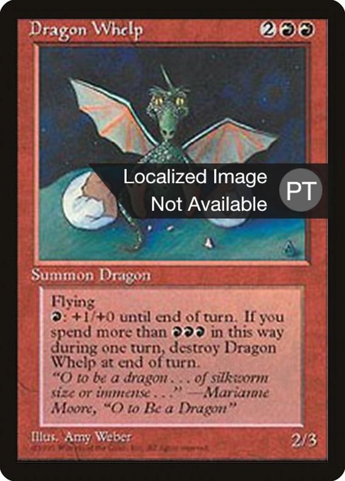 Dragon Whelp [Fourth Edition (Foreign Black Border)] MTG Single Magic: The Gathering    | Red Claw Gaming