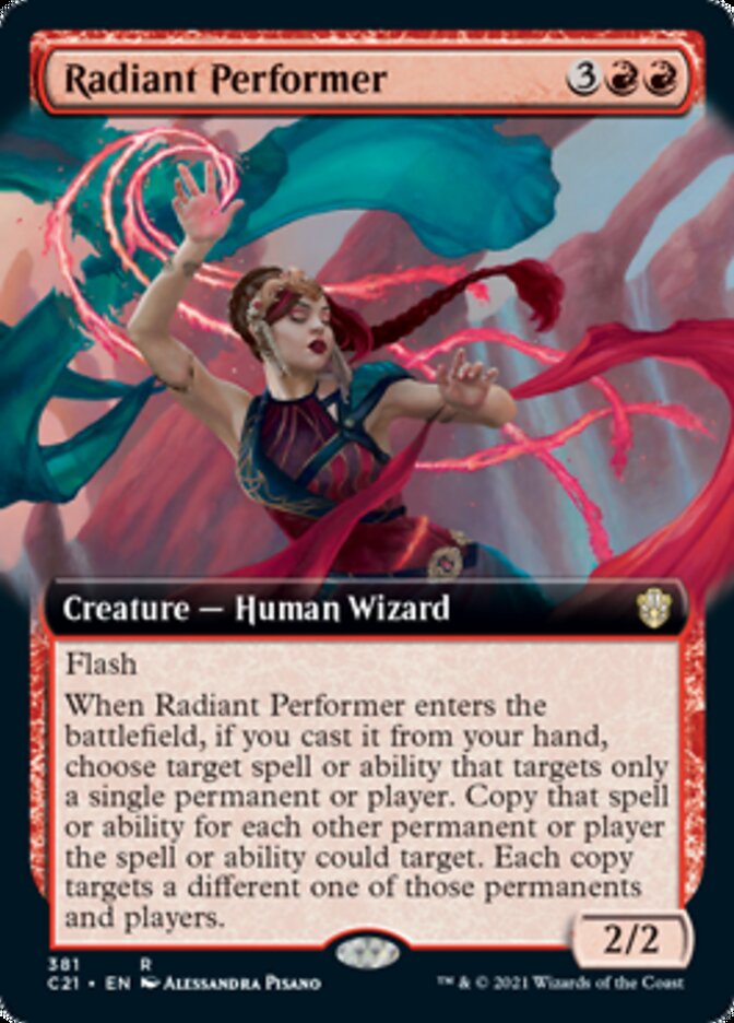 Radiant Performer (Extended Art) [Commander 2021] MTG Single Magic: The Gathering    | Red Claw Gaming