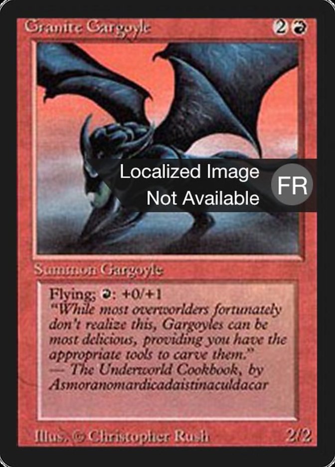 Granite Gargoyle [Foreign Black Border] MTG Single Magic: The Gathering    | Red Claw Gaming