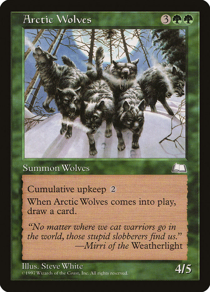 Arctic Wolves [Weatherlight] MTG Single Magic: The Gathering    | Red Claw Gaming