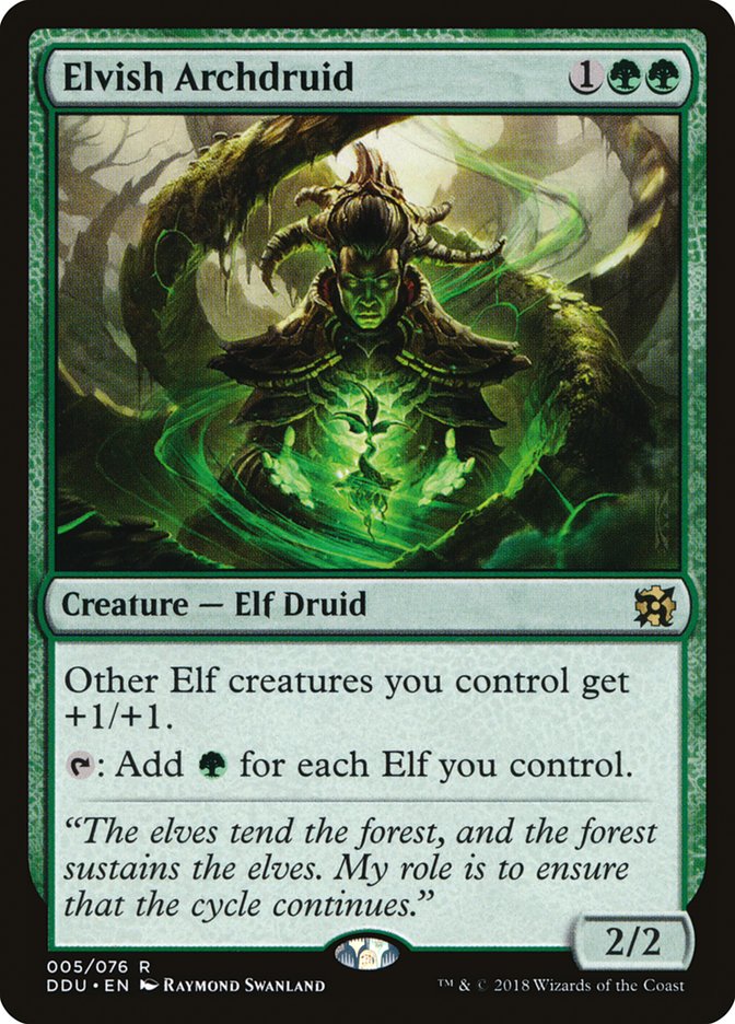 Elvish Archdruid [Duel Decks: Elves vs. Inventors] MTG Single Magic: The Gathering    | Red Claw Gaming