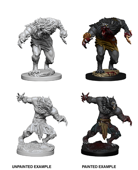 D&D Nolzur's Marvelous Miniatures: Werewolves Minatures Wizkids Games    | Red Claw Gaming