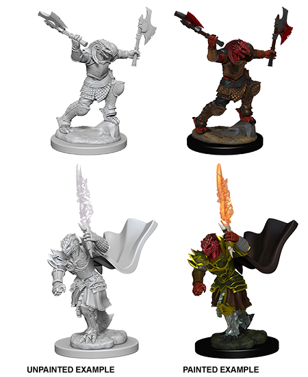 D&D Nolzur's Marvelous Miniatures: Dragonborn Fighter Minatures Wizkids Games    | Red Claw Gaming