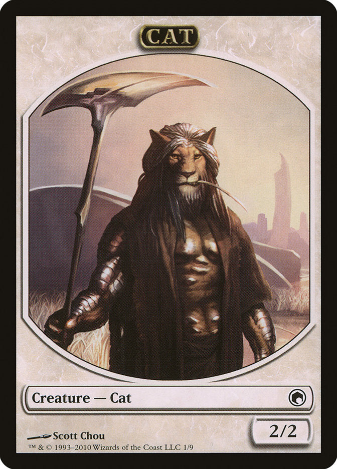 Cat Token [Scars of Mirrodin Tokens] MTG Single Magic: The Gathering    | Red Claw Gaming
