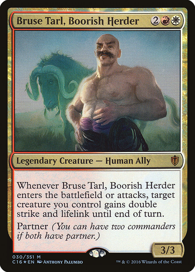 Bruse Tarl, Boorish Herder [Commander 2016] MTG Single Magic: The Gathering    | Red Claw Gaming