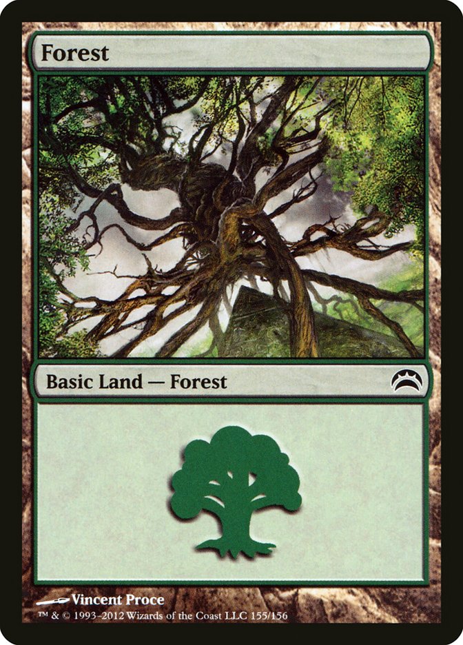 Forest (155) [Planechase 2012] MTG Single Magic: The Gathering    | Red Claw Gaming