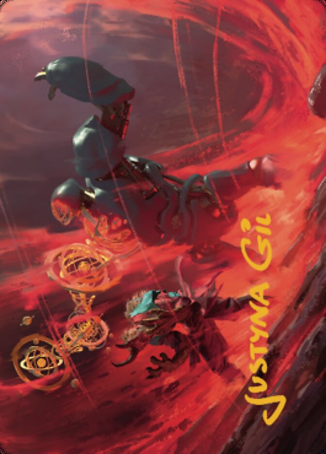 Twinferno Art Card (Gold-Stamped Signature) [Dominaria United Art Series] MTG Single Magic: The Gathering    | Red Claw Gaming