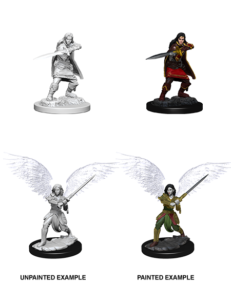 D&D Nolzur's Marvelous Miniatures: Aasimar Fighter Minatures Wizkids Games    | Red Claw Gaming