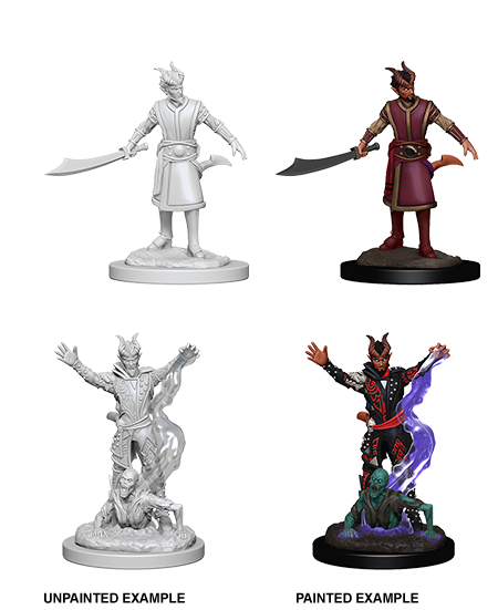 D&D Nolzur's Marvelous Miniatures: Tiefling Warlock Minatures Wizkids Games    | Red Claw Gaming