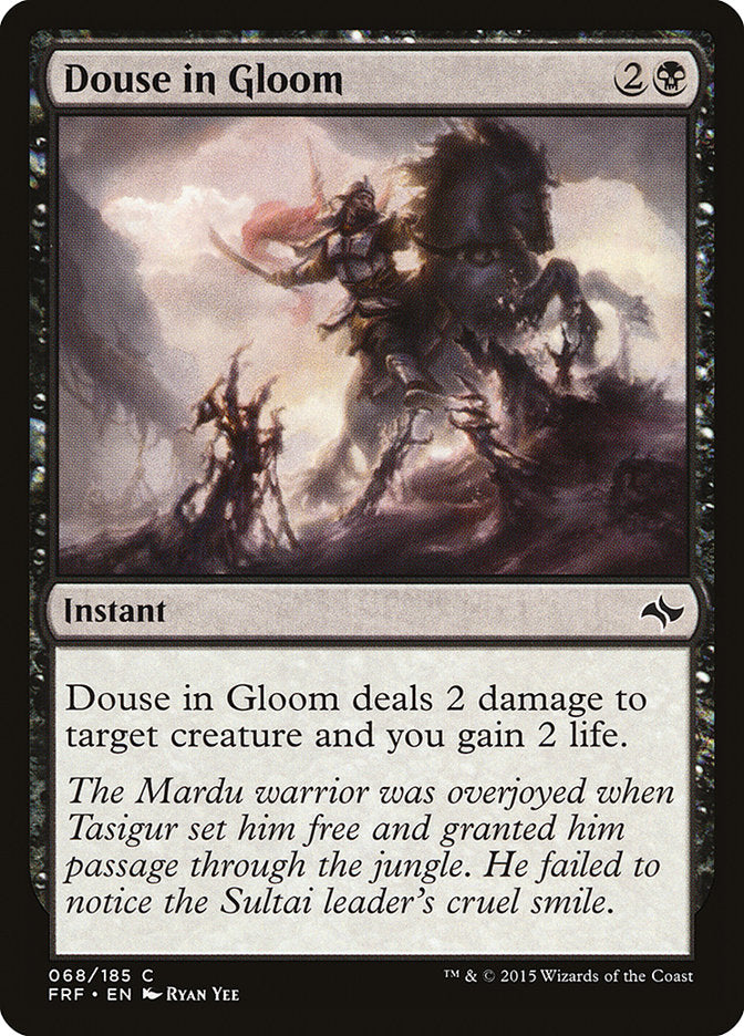 Douse in Gloom [Fate Reforged] MTG Single Magic: The Gathering    | Red Claw Gaming