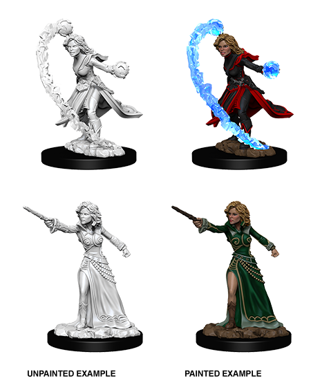 Pathfinder Battles Deep Cuts: Female Human Wizard Minatures Wizkids Games    | Red Claw Gaming
