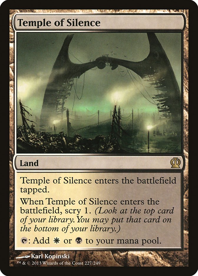 Temple of Silence [Theros] MTG Single Magic: The Gathering    | Red Claw Gaming