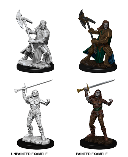 D&D Nolzur's Marvelous Miniatures: Half-Orc Fighter Minatures Wizkids Games    | Red Claw Gaming
