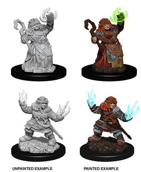 Pathfinder Battles Deep Cuts: Female Dwarf Summoner Minatures Wizkids Games    | Red Claw Gaming