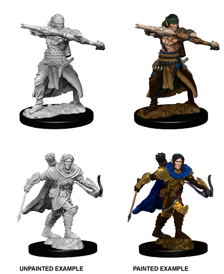 Pathfinder Battles Deep Cuts: Male Half-Elf Ranger Minatures Wizkids Games    | Red Claw Gaming