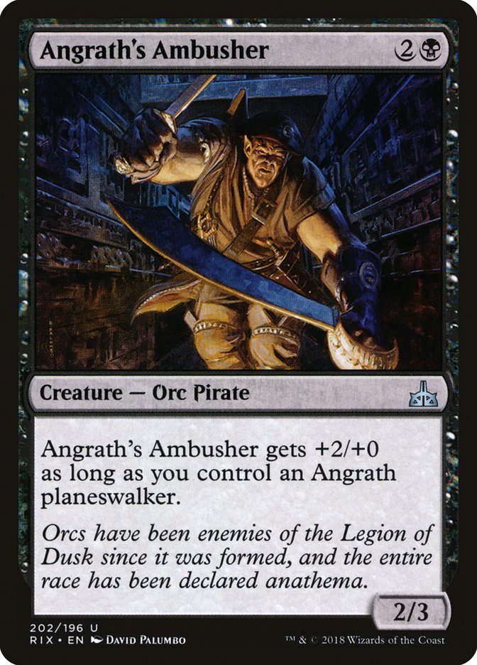 Angrath's Ambusher [Rivals of Ixalan] MTG Single Magic: The Gathering    | Red Claw Gaming