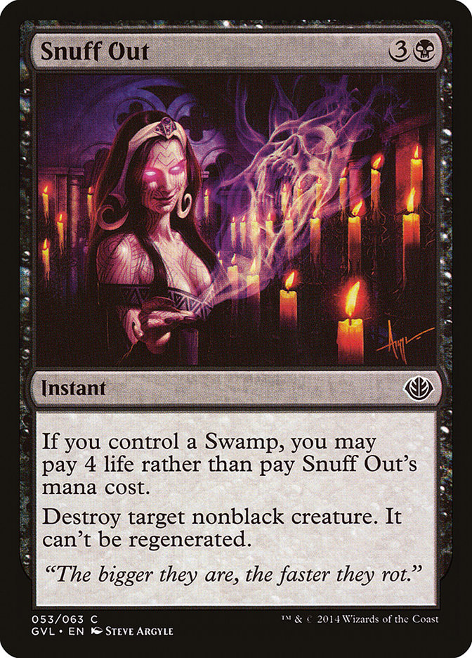 Snuff Out (Garruk vs. Liliana) [Duel Decks Anthology] MTG Single Magic: The Gathering    | Red Claw Gaming