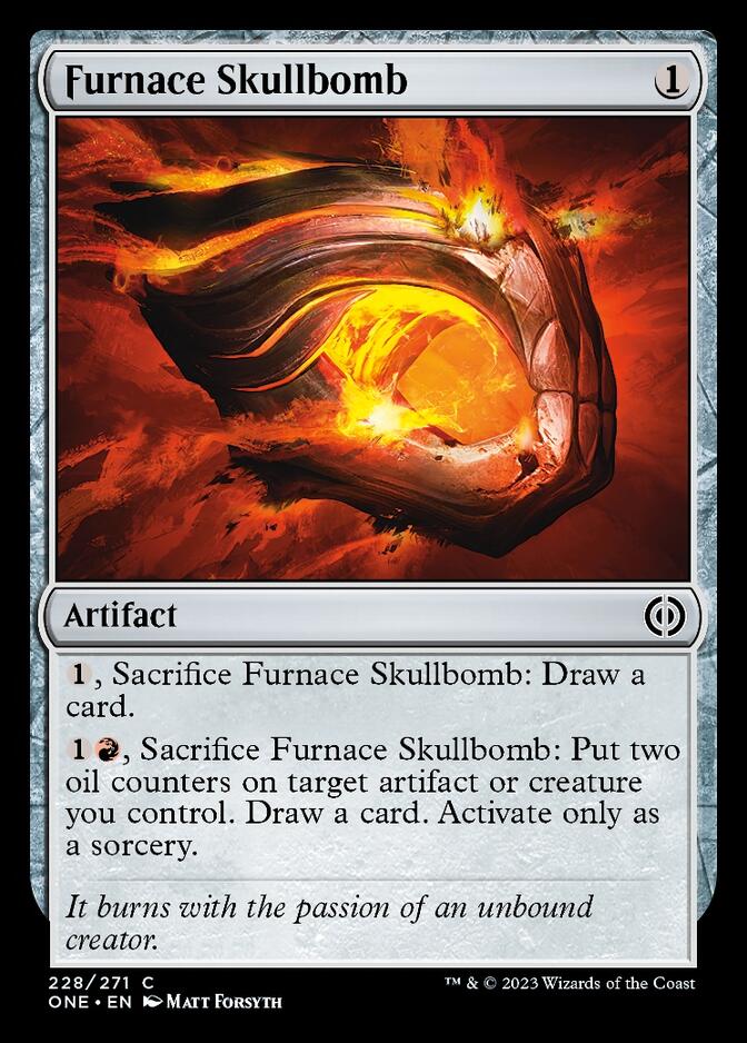 Furnace Skullbomb [Phyrexia: All Will Be One] MTG Single Magic: The Gathering    | Red Claw Gaming